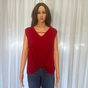 Rock & Republic Scarlet Twist Front Blouse
